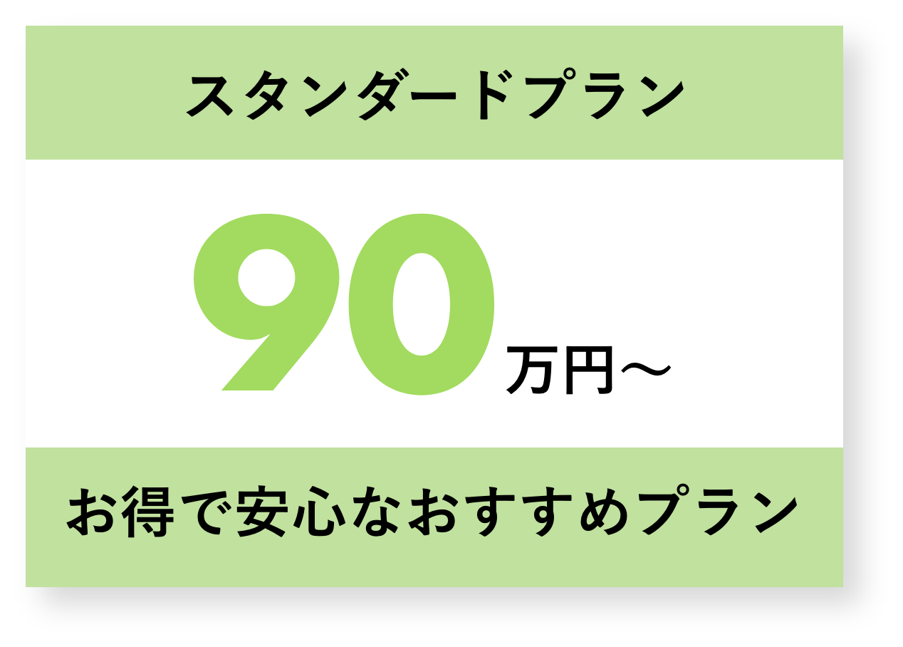 スタンダードプラン90万円